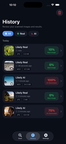 Verdict: AI Image Detector Screenshot 6 of 10