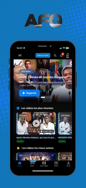 AFO MEDIA iPhone screenshot 1