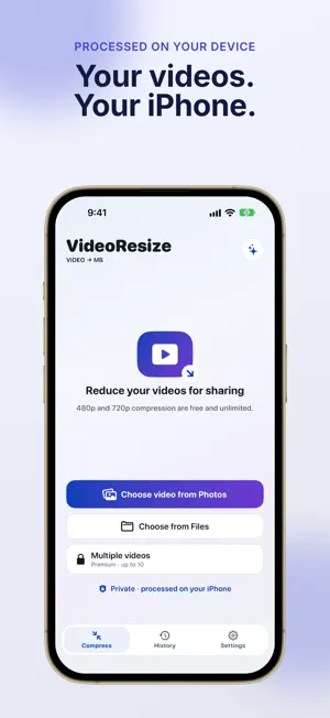 Video Compressor: Resize MB screenshot 2