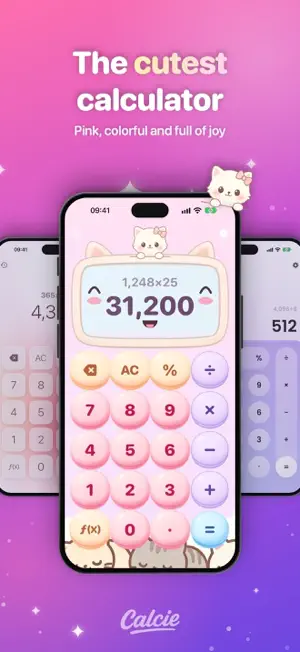 Calcie: Cute Calculator screenshot 2