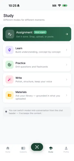 Yve AI Study Companion screenshot 3