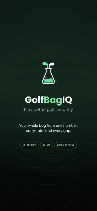 GolfBagIQ screenshot 1 of 8