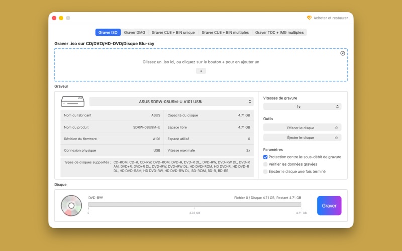 Screenshot #2 pour Graveur d'ISO