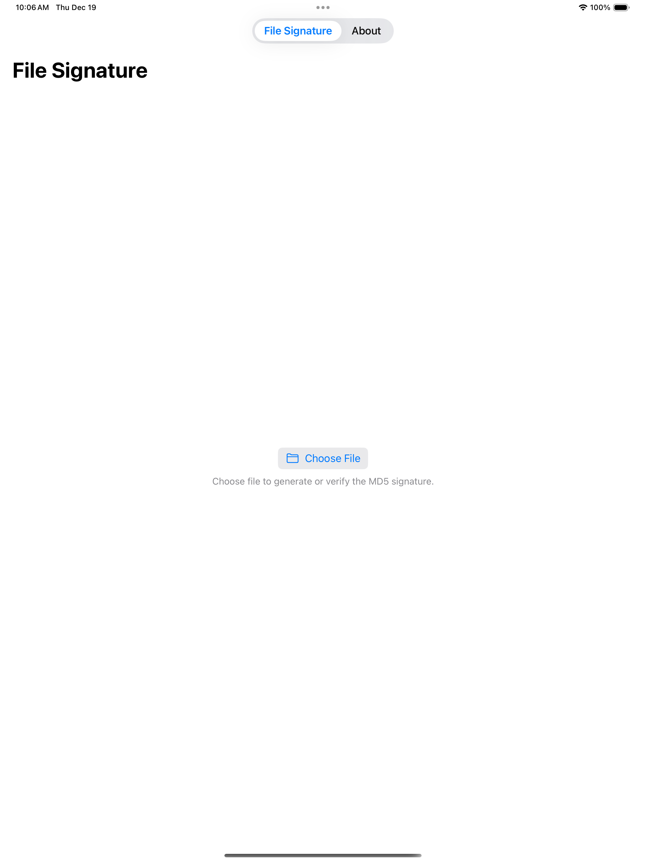 File Signature: Sign any file