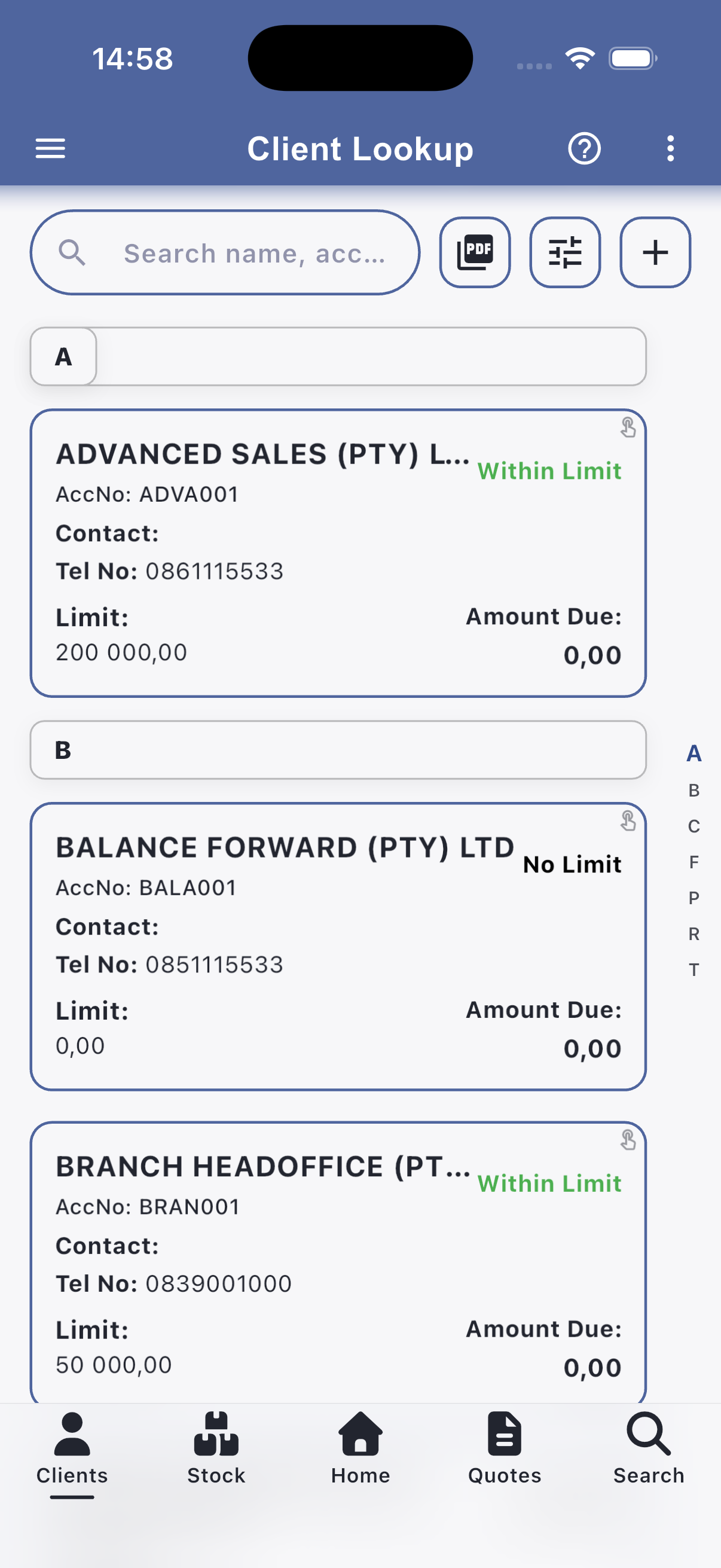 RevLink. screenshot 2