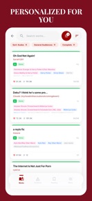 Fanworks: AO3 Unofficial screenshot