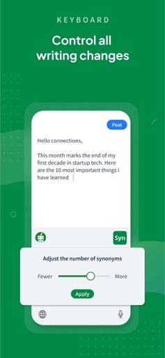 QuillBot: AI Writing, Keyboard screenshot 8