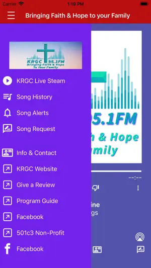 95 KRGC Radio screenshot 2
