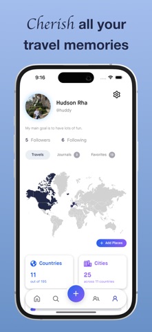 Traverse: Travel Journal screenshot
