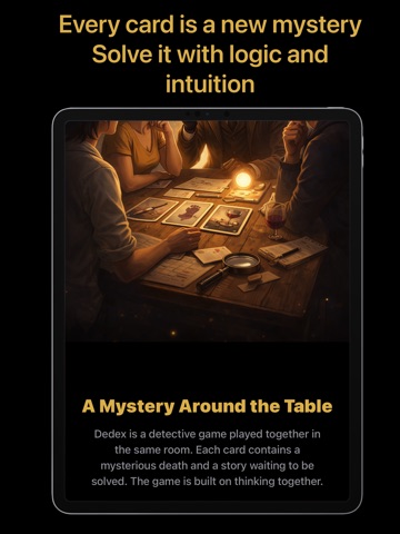 Dedex - Detective Card Game iPad screenshot