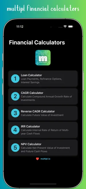 Multipl Calculators screenshot 1