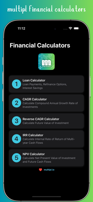 Multipl Calculators Screenshot 1 of 6