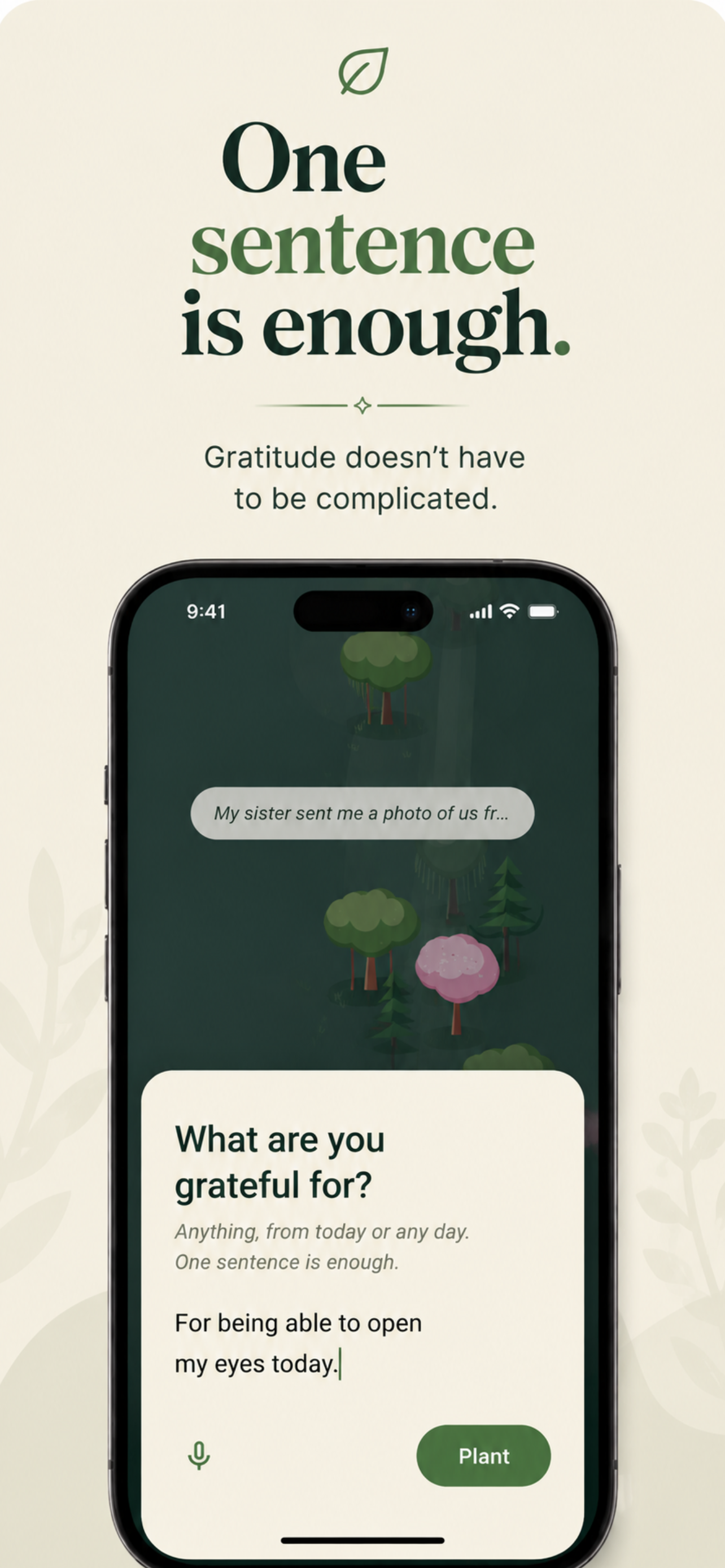 Gratitude Forest — Good Days screenshot 2
