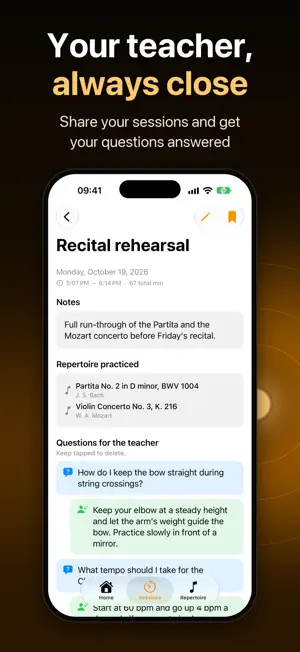 MyMusicSessions screenshot 3