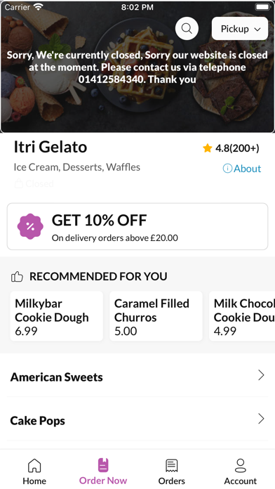 Cravings Ice Cream & Desserts Screenshot