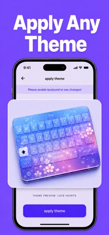Custom Keyboard Fonts & Themes iPhone screenshot