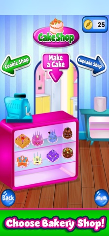Bakery Food Maker Salon Games iPhone screenshot
