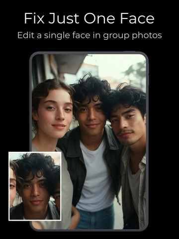 SmileFix - AI Face & Smile iPad screenshot
