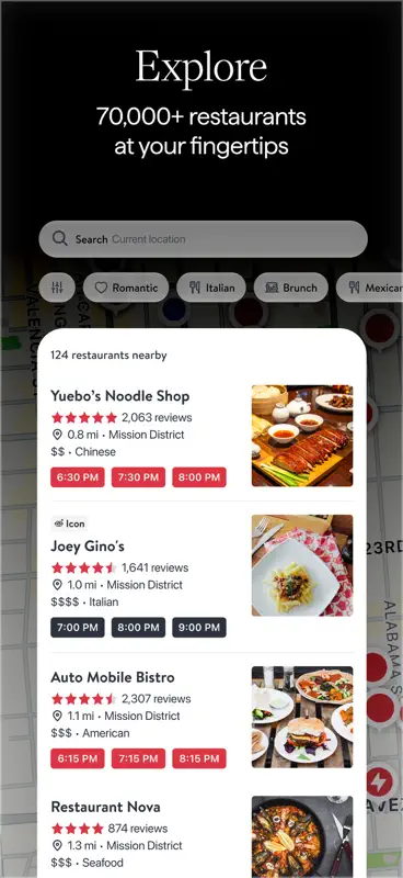 OpenTable screenshot 3 of 9