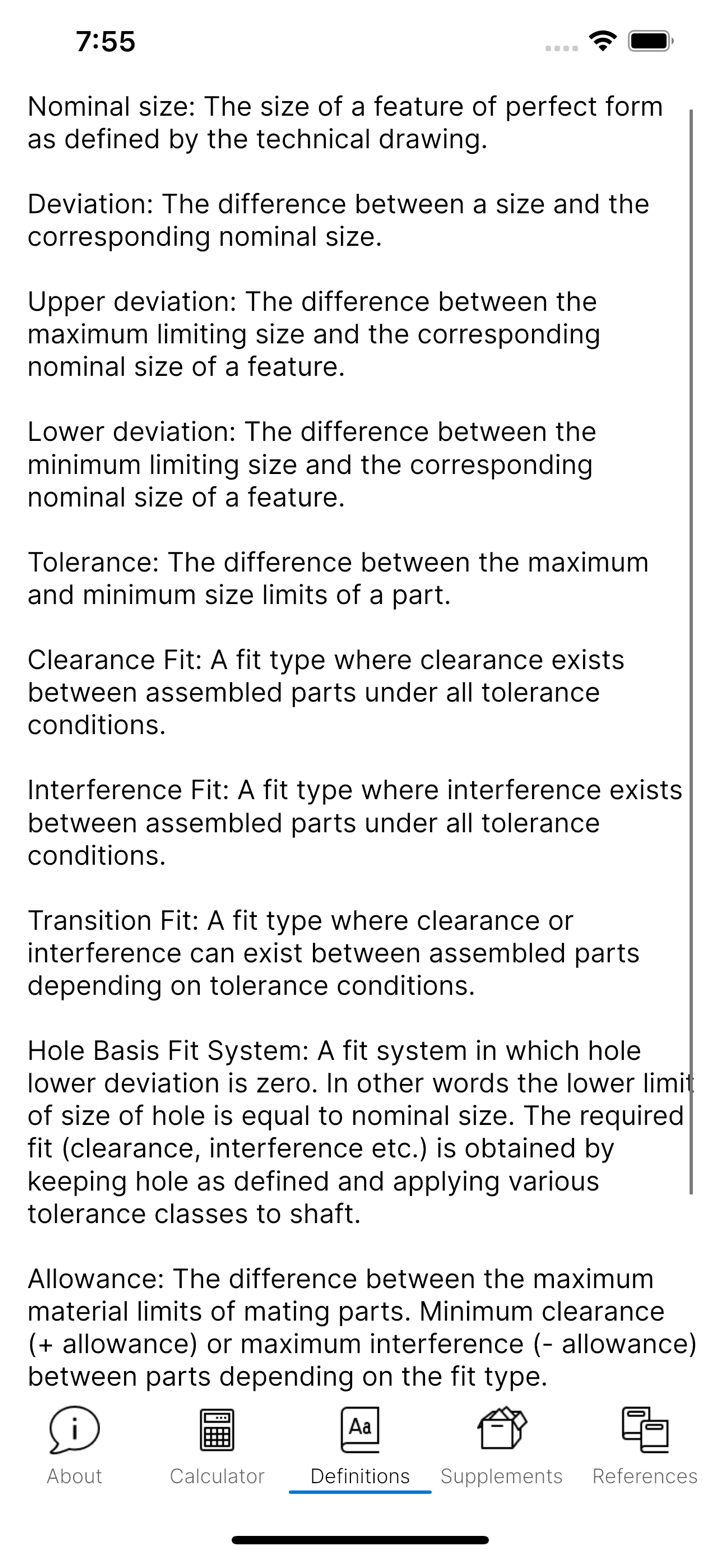 Fit Tolerance ISO Pro screenshot 6