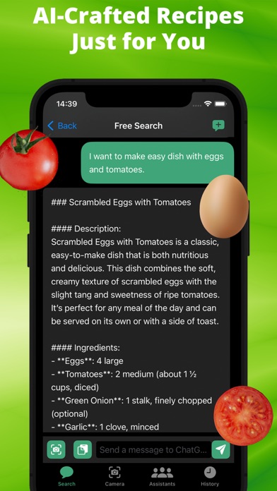 ChefBot - AI Cooking Chatbot Screenshot