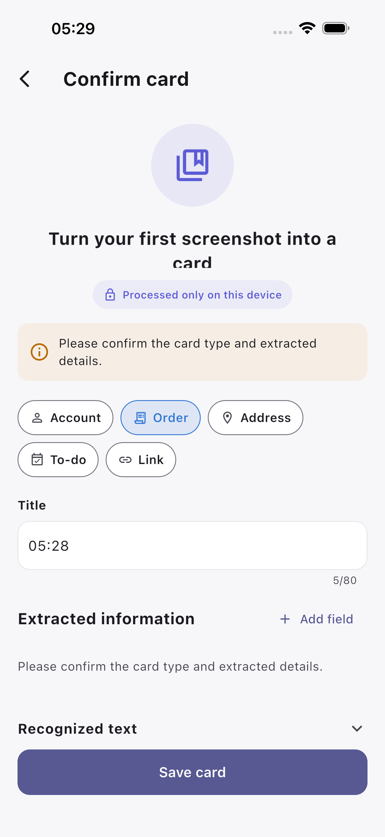 SnapCard: Smart Cards screenshot 2
