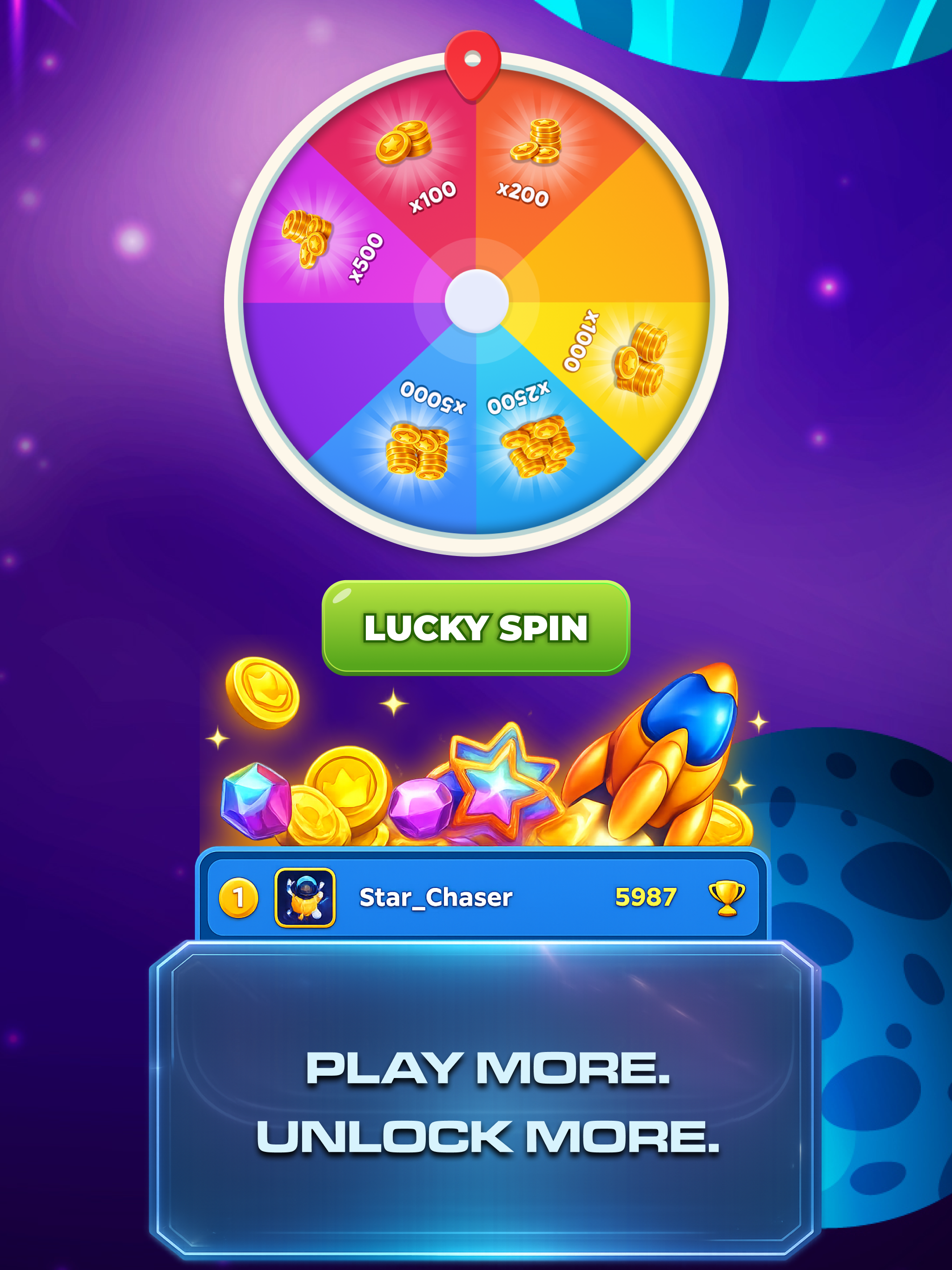 Rocket Rush: Space Multiplier screenshot 5