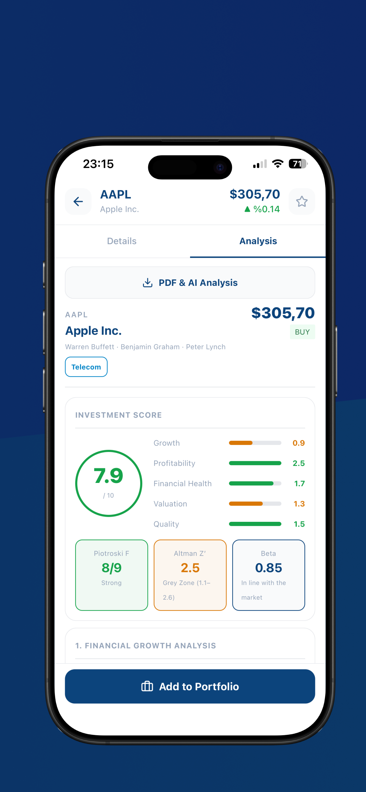 Fin Screener Stock Analyzer screenshot 7