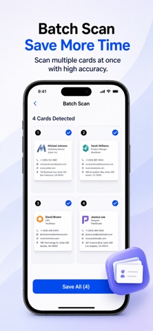 Business Card Scanner Contacts screenshot