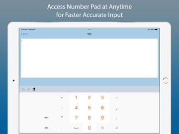 Numberie Keyboard iPad screenshot