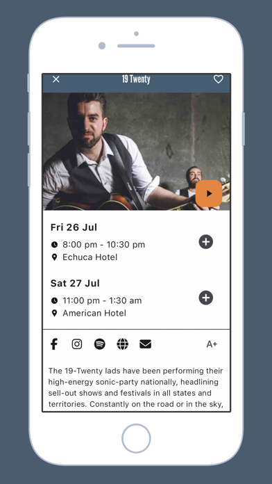 Screenshot #2 pour Echuca Moama Winter Blues Fest