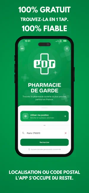 Pharmacie de Garde iPhone screenshot 1