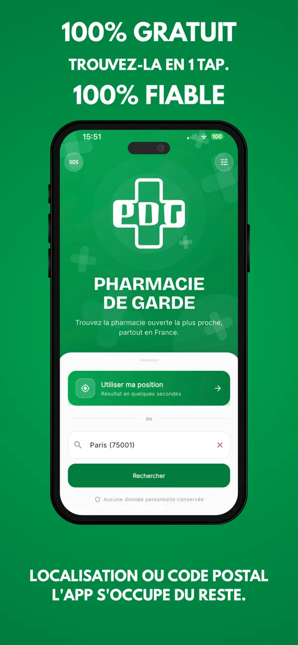 Screenshot #1 pour Pharmacie de Garde