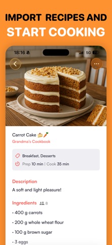 Bakiva - Meal Planner iPhone screenshot