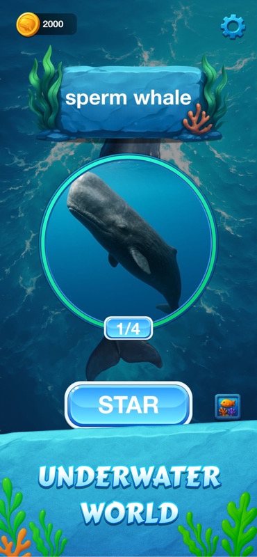 Whale Solitaire: Ocean Action screenshot 1
