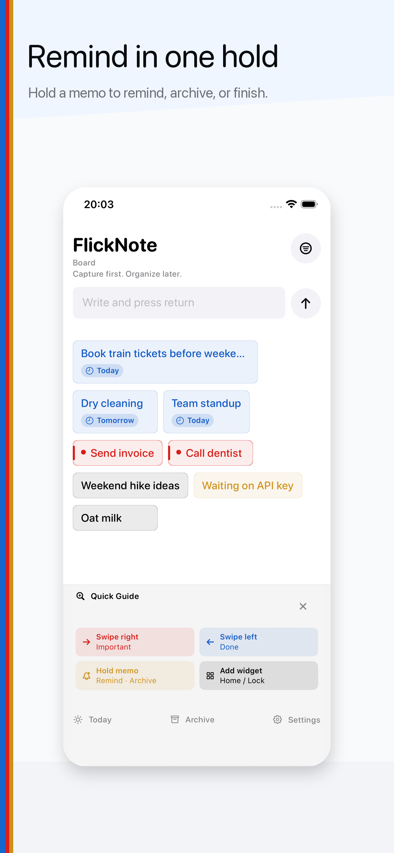 FlickNote screenshot 2