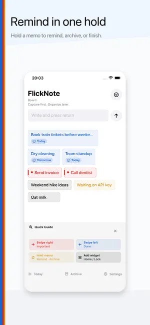 FlickNote screenshot 2