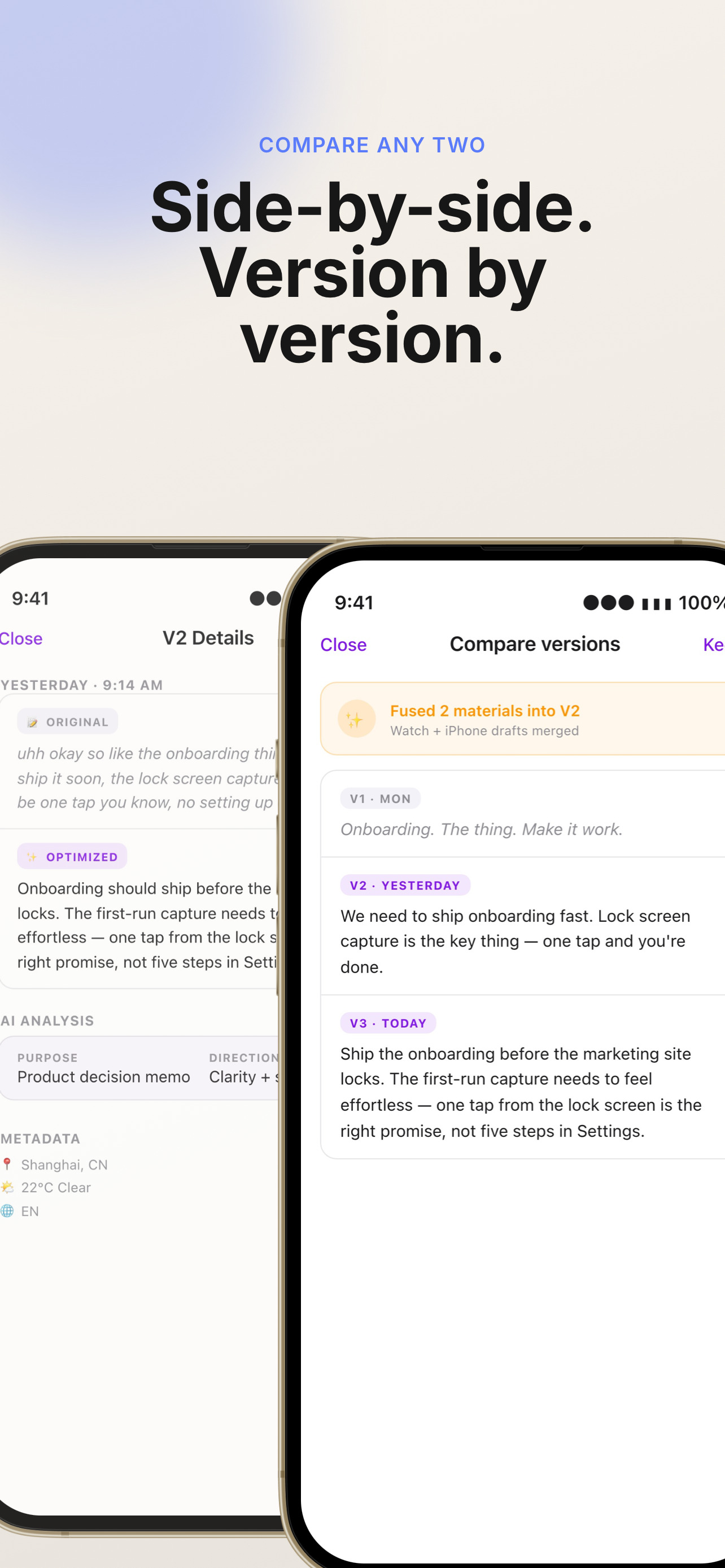 VoiceRefine - AI Voice Notes