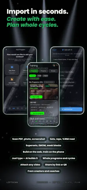 LiftScan: Gym Workout Tracker screenshot 2