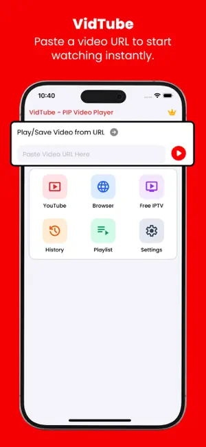 VidTube - PIP Video Player screenshot 1