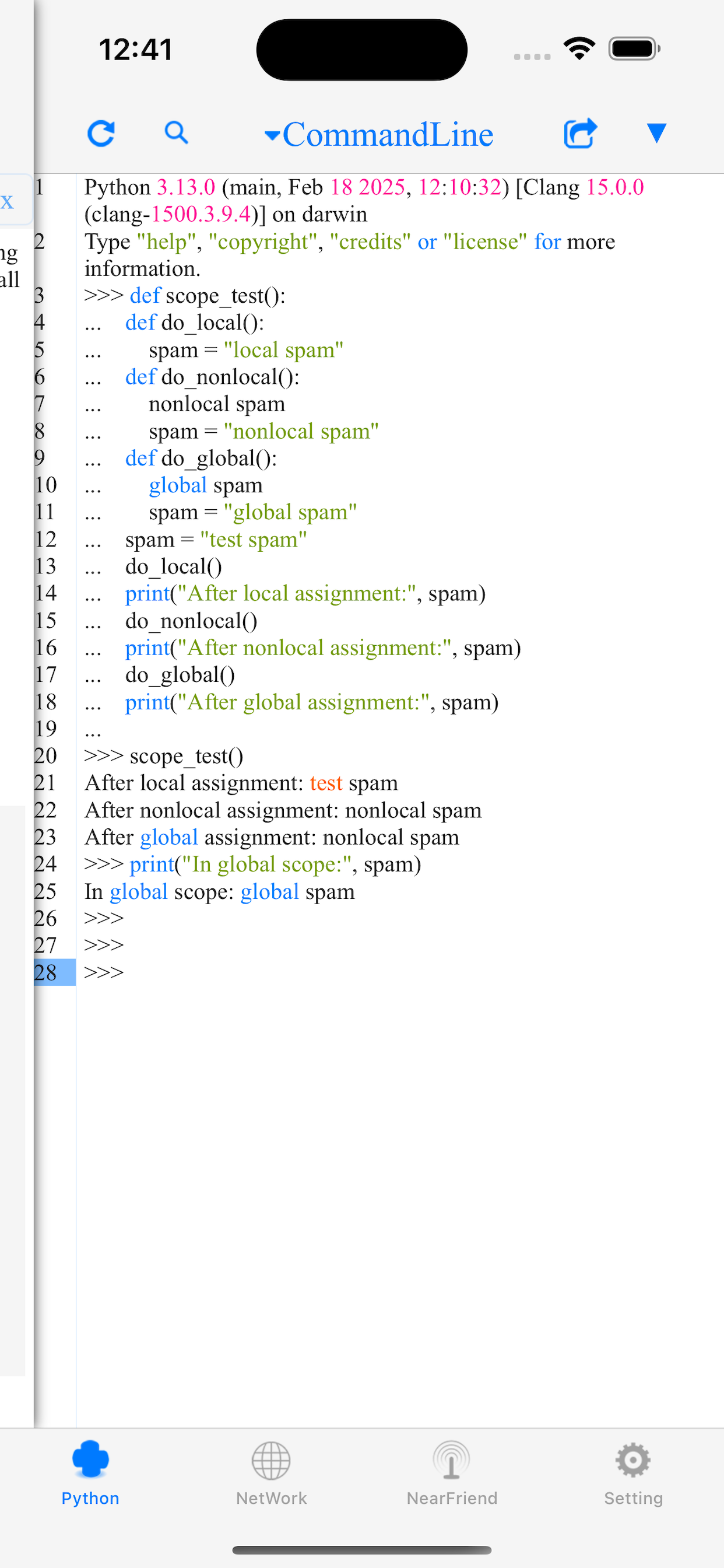 pythoni-run code,autocomplete