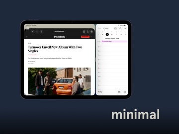 Briefly: Minimalist News iPad screenshot