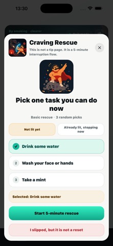 Still Smoking? iPhone screenshot