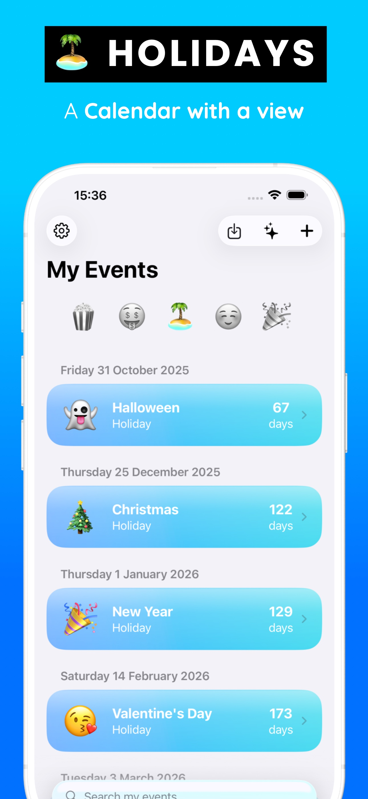 Looking FWD: Event Countdown