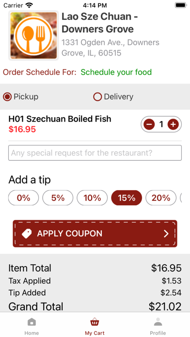 Lao Sze Chaun-Downers Grove Screenshot