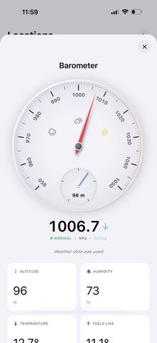 Barometer & Altimeter Pro Screenshot 9 of 9