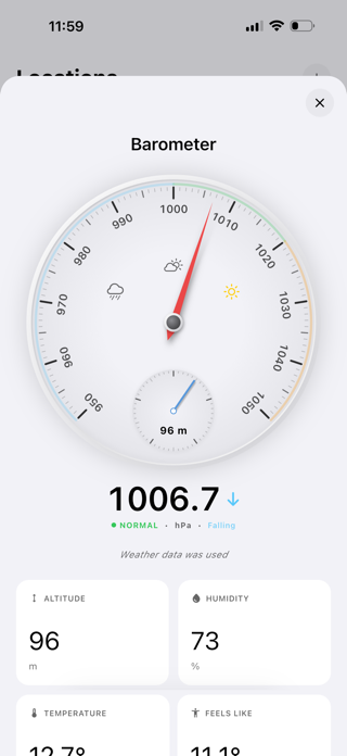 Barometer & Altimeter Pro Screenshot 9 of 9