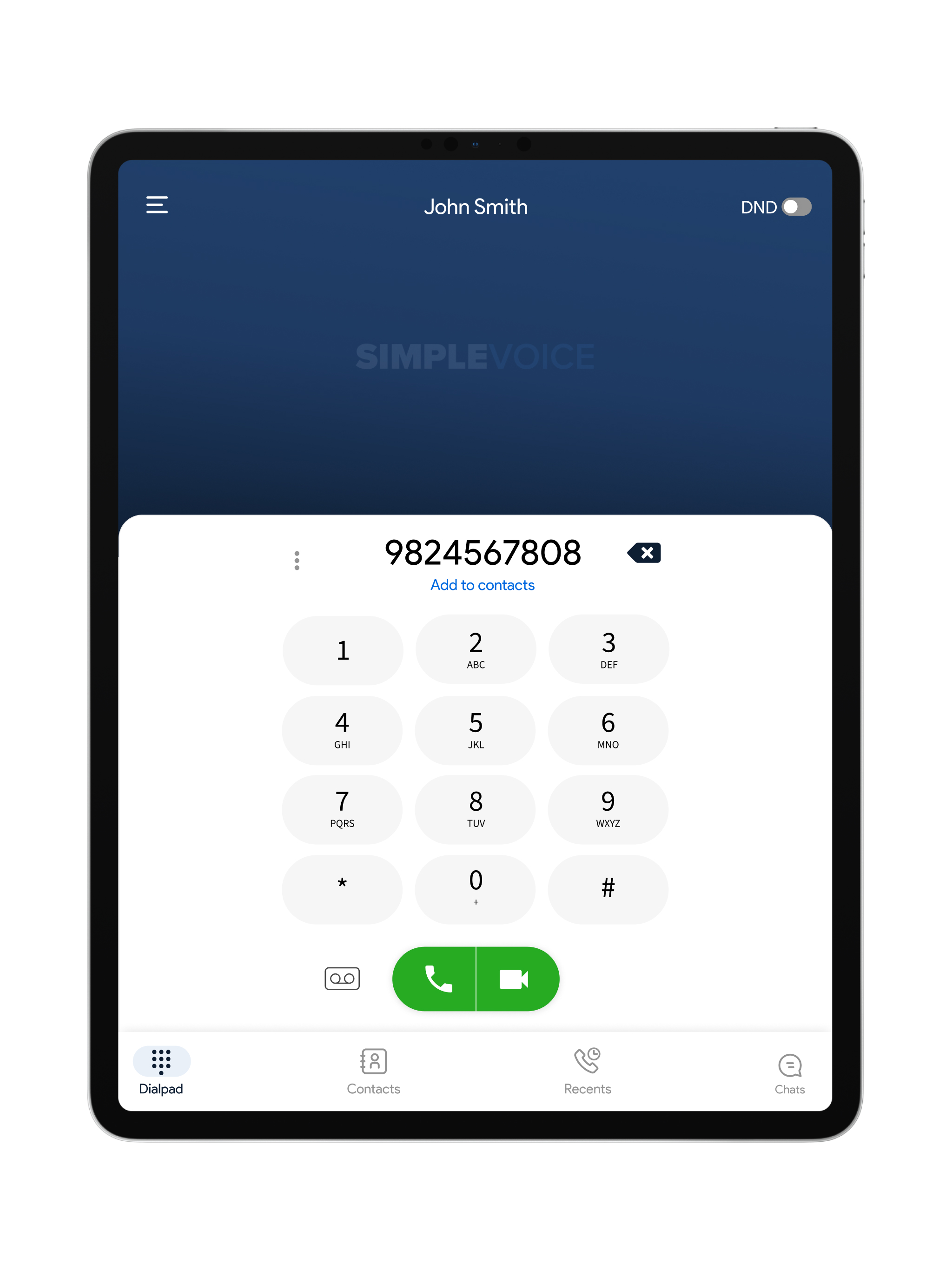 SimpleVoice Mobile