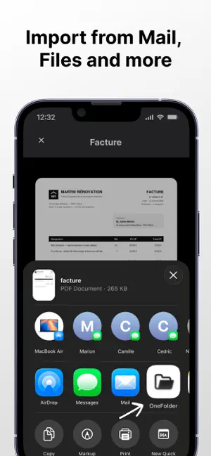OneFolder – Receipt Scanner screenshot 4