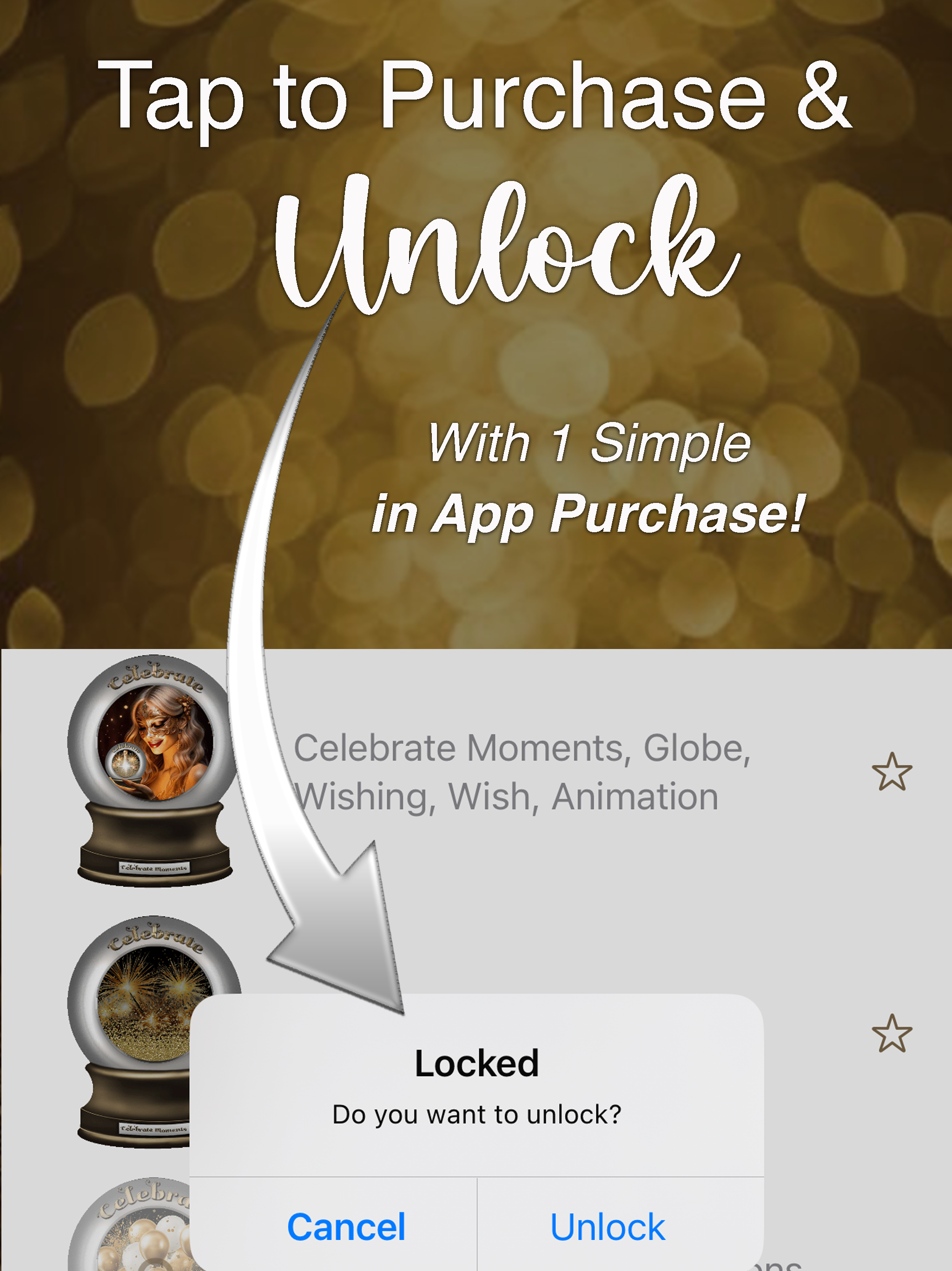 Celebrate Moments Sticker Pack screenshot 13